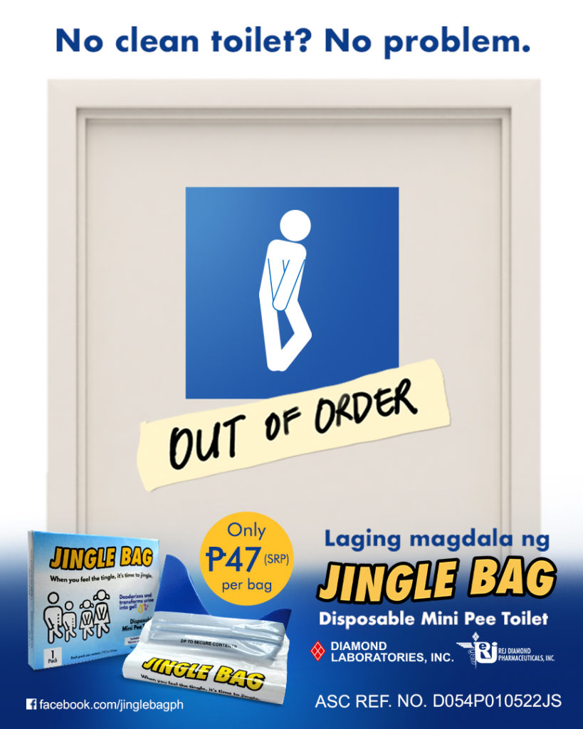 Jingle Bag UTI Prevention Disposable Urine Pouch REJ Diamond
